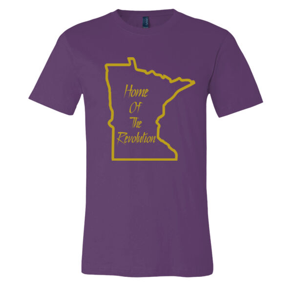 Home Of The Revolution - BELLA + CANVAS - Unisex Ringspun Cotton Tee - Printed Logo Thumbnail