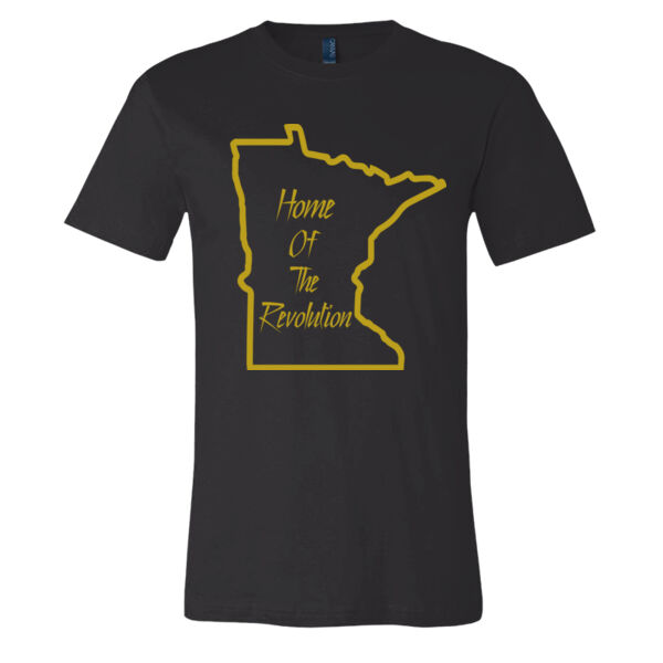 Home Of The Revolution - BELLA + CANVAS - Unisex Ringspun Cotton Tee - Printed Logo Thumbnail