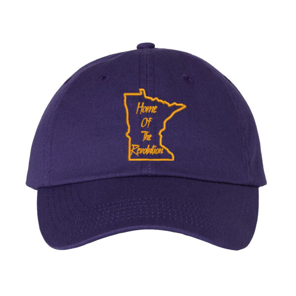 Home Of The Revolution - Bio-Washed Classic Dad’s Cap - Embroidered Logo Thumbnail