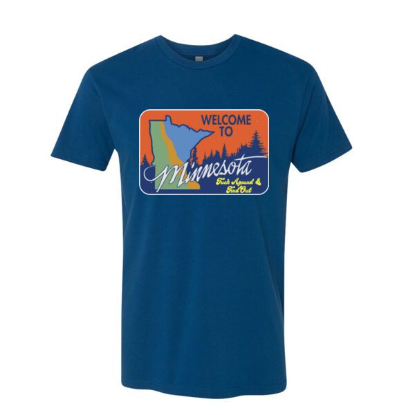 Welcome to Minnesota - Next Level - Cotton Short Sleeve Crew - Printed Logo Thumbnail