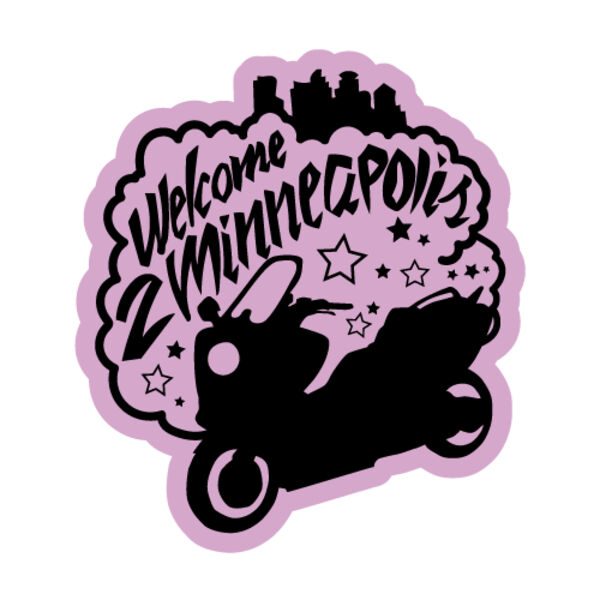 Welcome 2 Mpls - Die-Cut Printed Vinyl Sticker Thumbnail