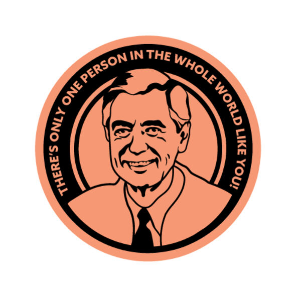 Mr. Rogers - Die-Cut Printed Vinyl Sticker Thumbnail