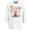Eight Knot Button Chef Coat with Thermometer Pocket Thumbnail