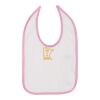 Infant Contrast Trim Premium Jersey Bib Thumbnail