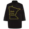 Ten Pearl Button Black Chef Coat Thumbnail