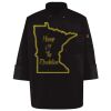 Ten Pearl Button Black Chef Coat Thumbnail