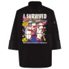Ten Pearl Button Black Chef Coat Thumbnail