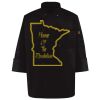 Ten Pearl Button Black Chef Coat Thumbnail