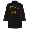 Ten Pearl Button Black Chef Coat Thumbnail
